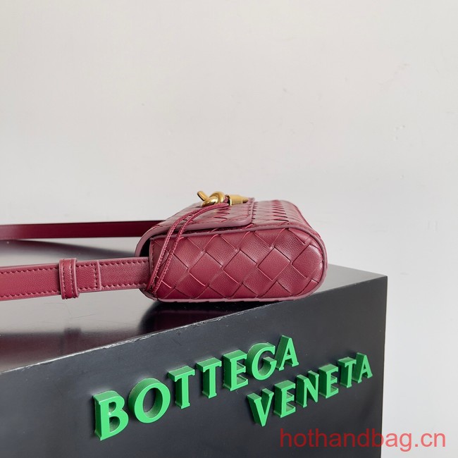 Bottega Veneta Mini Andiamo Cross-Body Bag 755545 Barolo