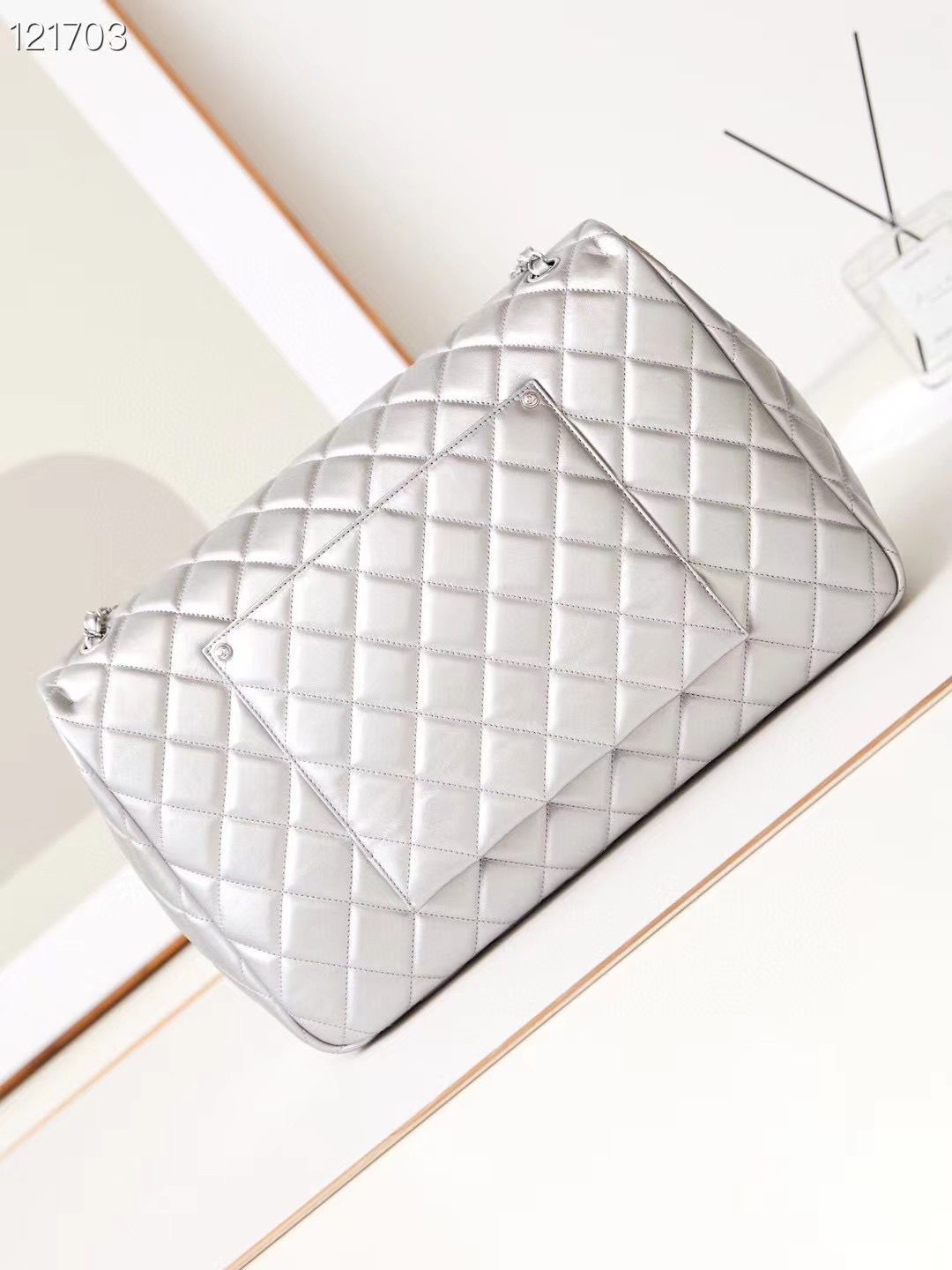 Chanel LARGE 2.55 HANDBAG AS4661 Silver