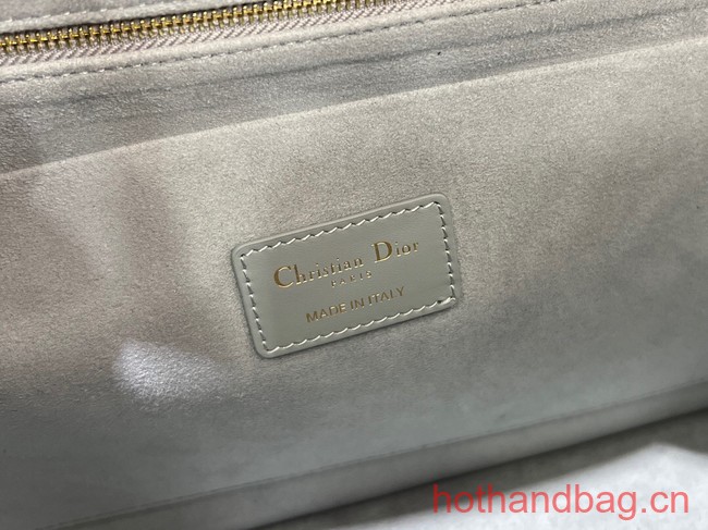 MEDIUM DIOR BOOK TOTE Calfskin M1296ZG gray