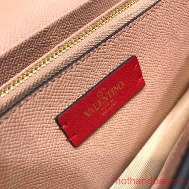 VALENTINO grain calfskin leather bag 0681 pink