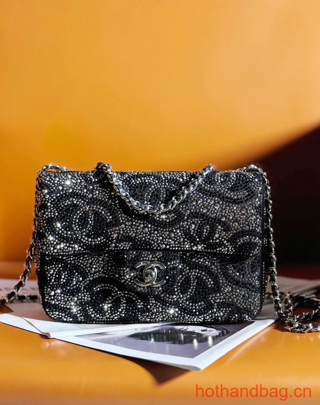 Chanel Sequins SMALL FLAP BAG AS4561 black&white