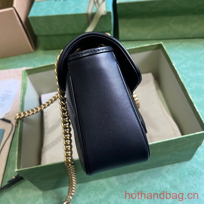 GUCCI GG MARMONT SMALL SHOULDER BAG 443497 black