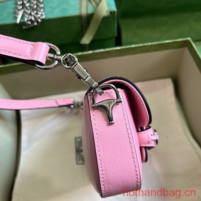 GUCCI HORSEBIT 1955 MINI SHOULDER BAG 774209 pink