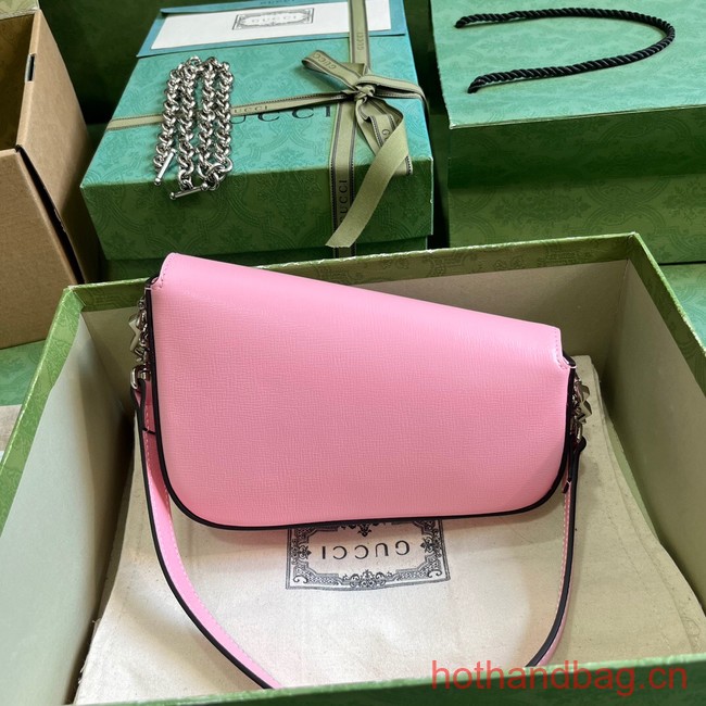 GUCCI HORSEBIT 1955 MINI SHOULDER BAG 774209 pink