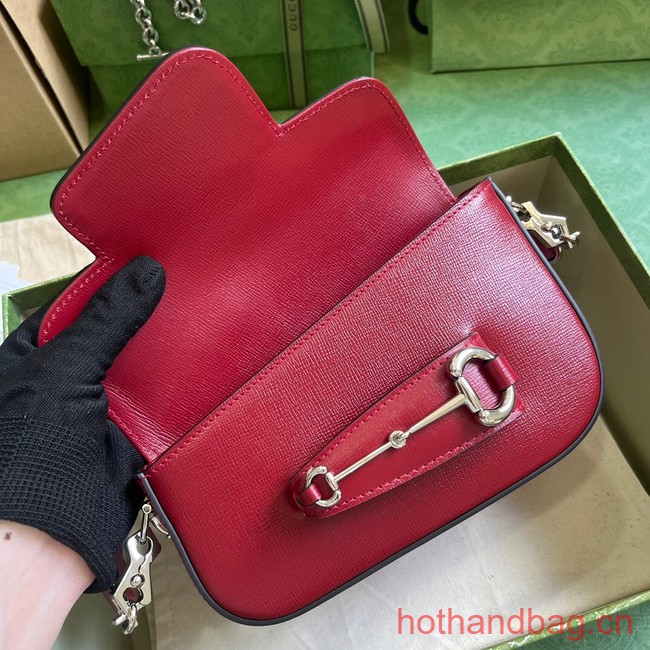 GUCCI HORSEBIT 1955 MINI SHOULDER BAG 774209 red