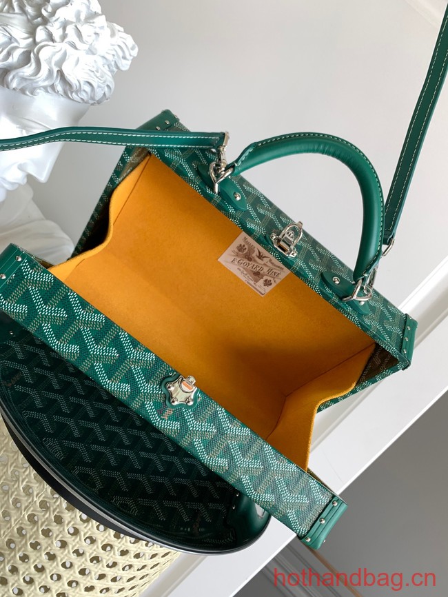 Goyard Calfskin Leather Tote Bag 20301 green