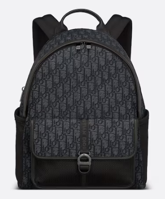 DIOR 8 BACKPACK Black Dior Oblique Jacquard 1EIBA178YK