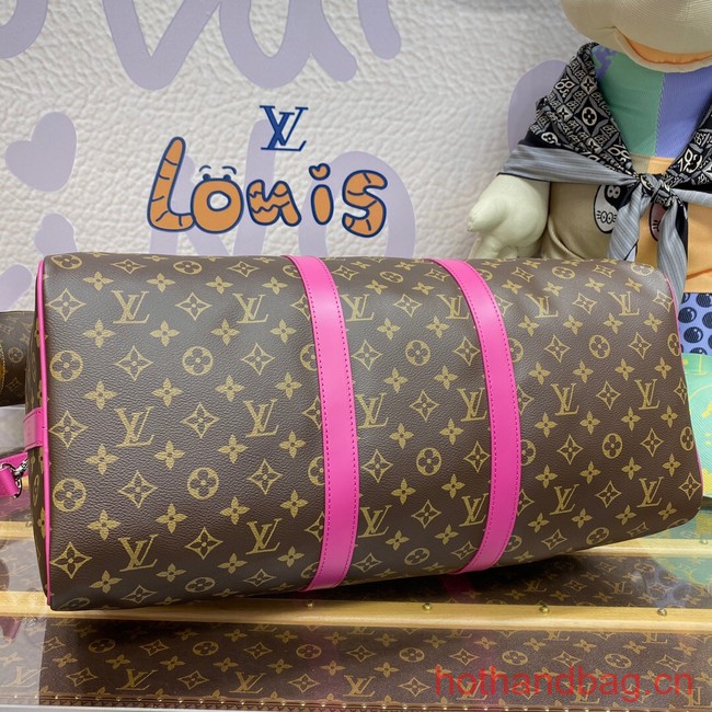 Louis Vuitton Keepall Bandouliere 50 M46769 Pink