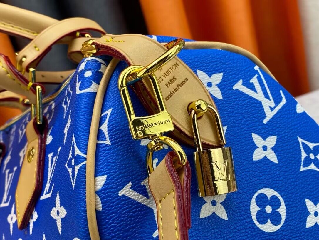 Louis Vuitton LV2024 Speedy 25 M24424 Blue