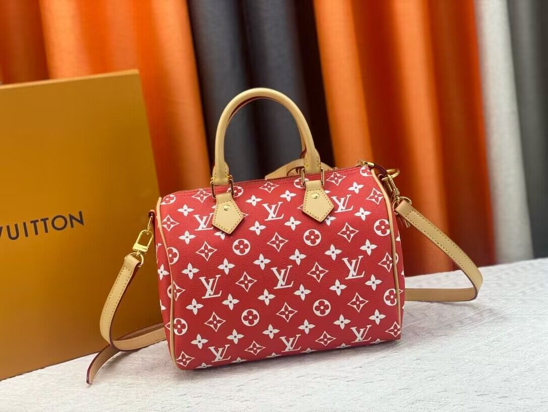 Louis Vuitton LV2024 Speedy 25 M24424 Red