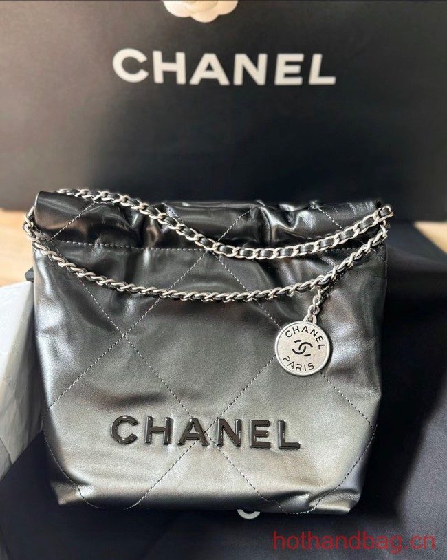 CHANEL 22 MINI HANDBAG AS3980 GRAY