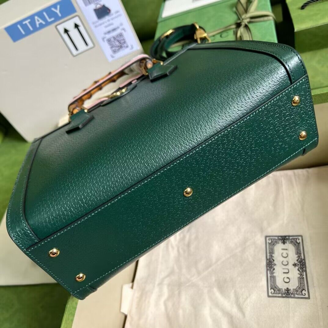 Gucci Diana small tote bag 702721 Green