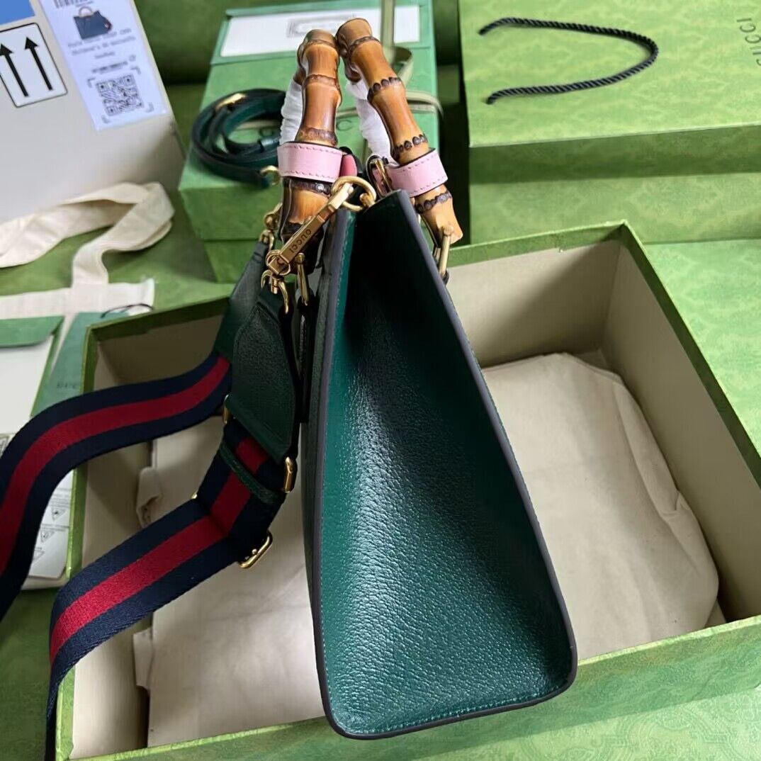 Gucci Diana small tote bag 702721 Green