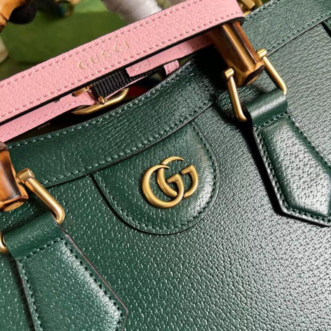 Gucci Diana small tote bag 702721 Green