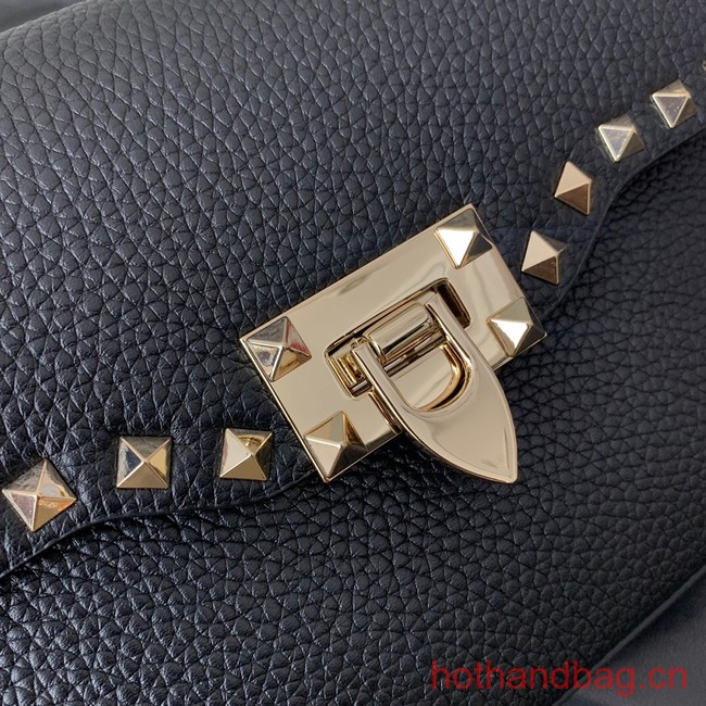 VALENTINO GARAVANI Loco Calf leather bag 0322 black