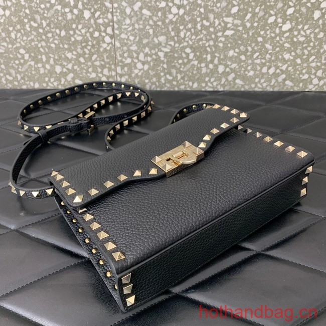 VALENTINO GARAVANI Loco Calf leather bag 0322 black