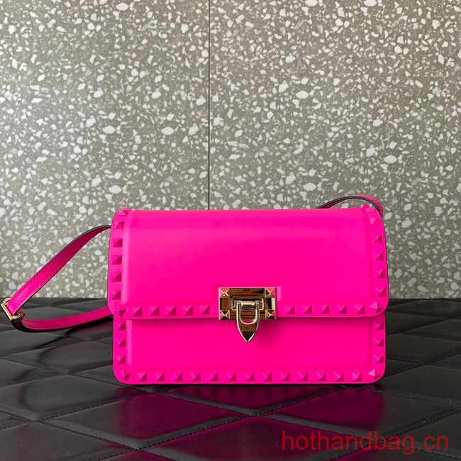 VALENTINO GARAVANI ROCKSTUD23 calfskin bag AZS098 pink