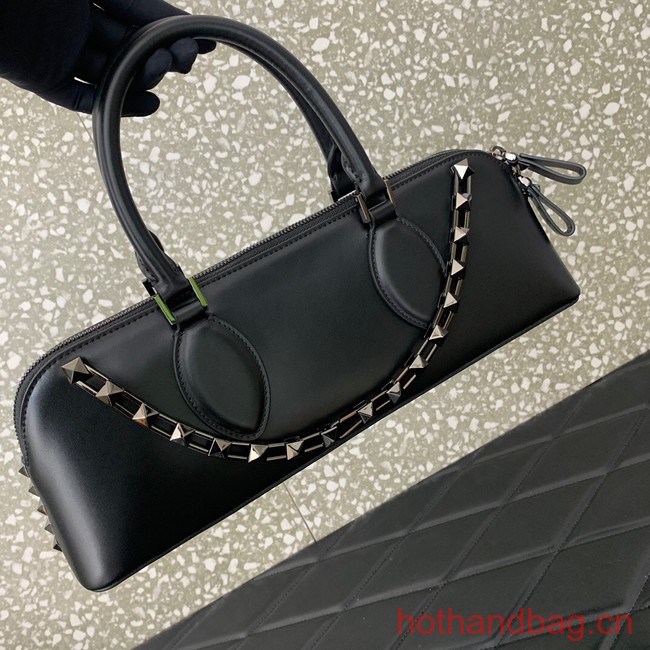 VALENTINO Rockstud calfskin bag AKSE0NO black