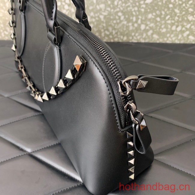 VALENTINO Rockstud calfskin bag KSE0NO black