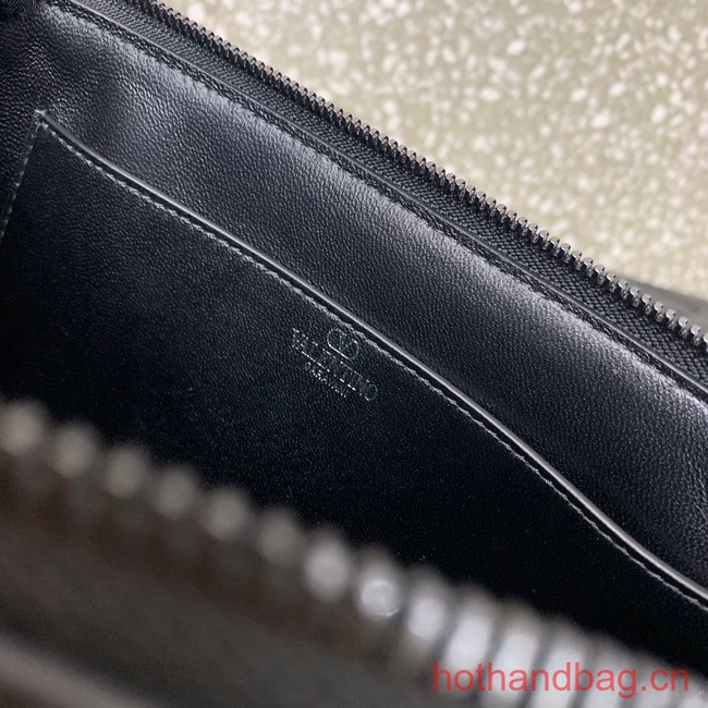 VALENTINO Rockstud calfskin bag KSE0NO black