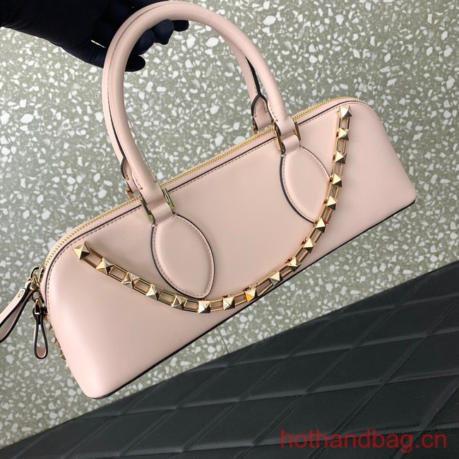 VALENTINO Rockstud calfskin bag KSE0NO light pink