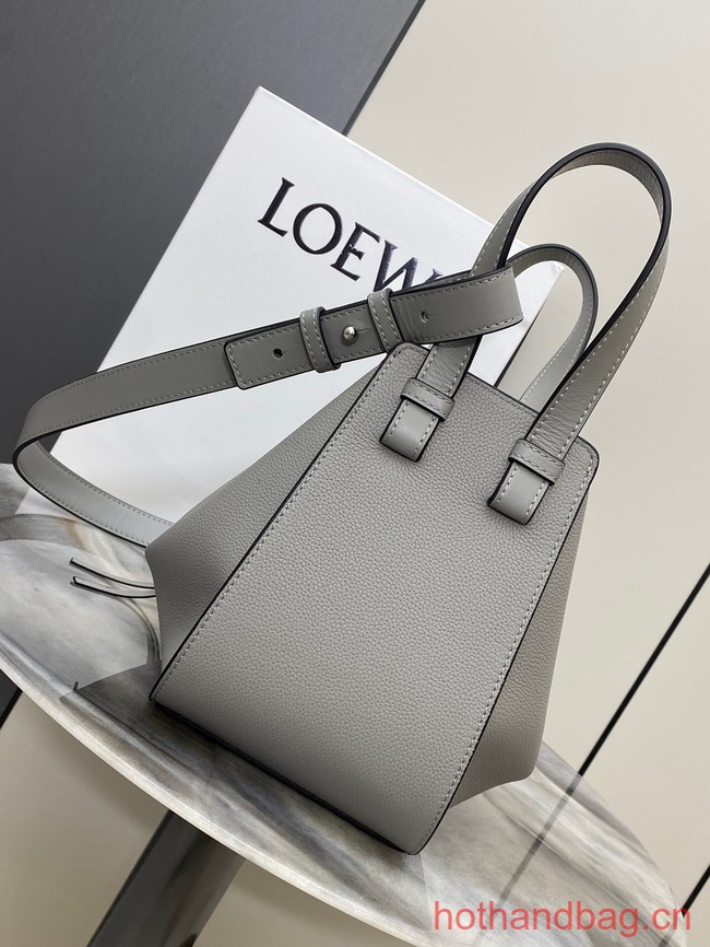 Loewe Classic Soft grain cow leather Hammock bag 46622 gray