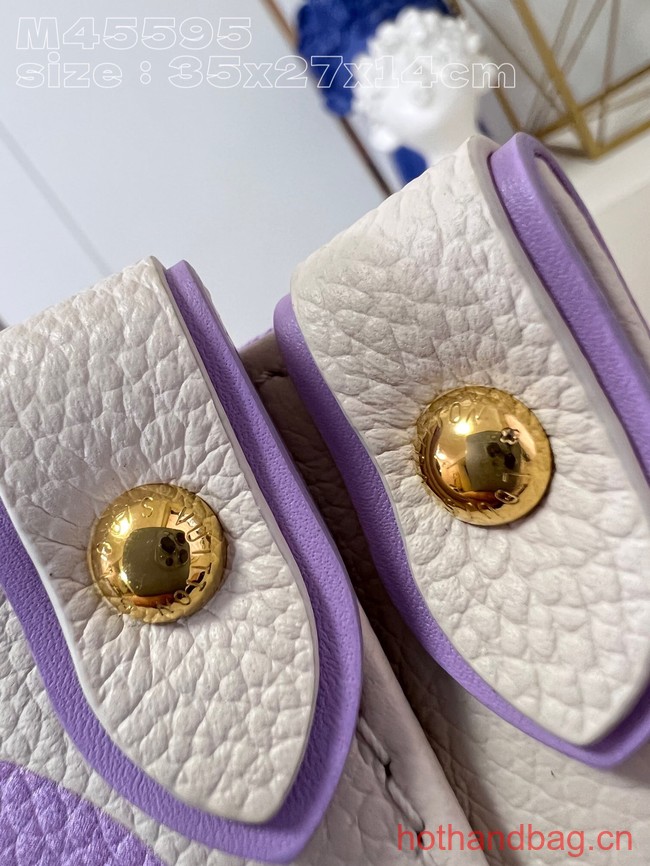 Louis Vuitton OnTheGo MM M45595 Beige&Light purple