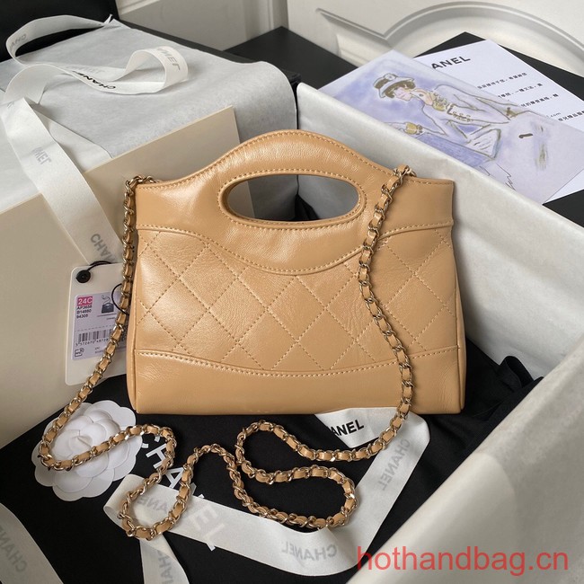 Chanel mini 31 bag AP3656 Apricot