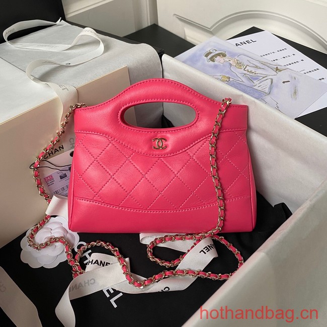 Chanel mini 31 bag AP3656 rose