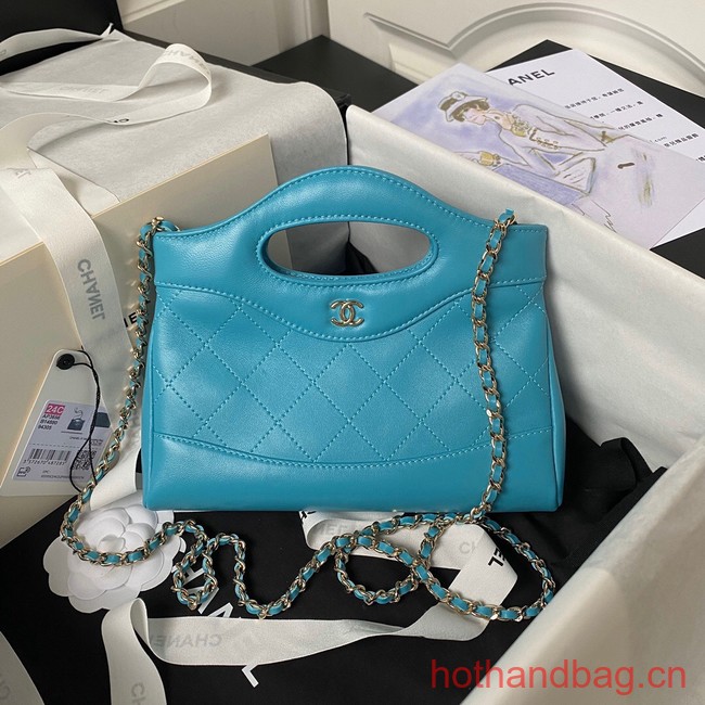 Chanel mini 31 bag AP3656 sky blue