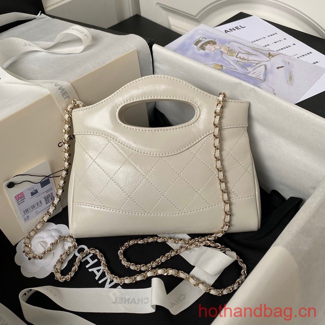 Chanel mini 31 bag AP3656 white