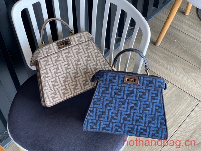 Fendi Peekaboo ISeeU Petite 8BN335 blue