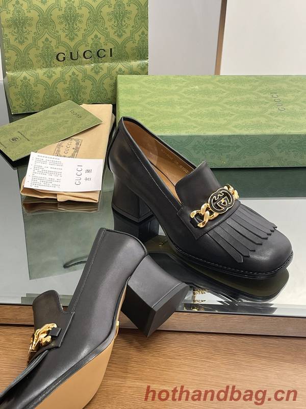 Gucci Shoes GUS00356 Heel 5.5CM