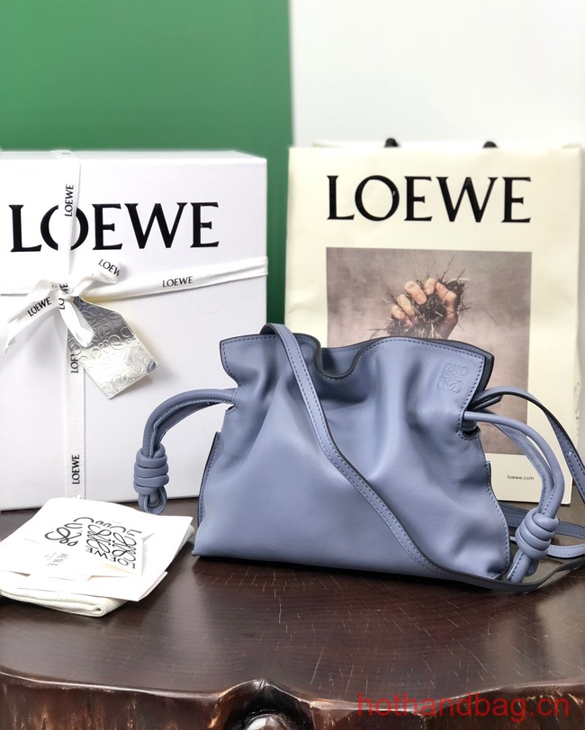 Loewe Mini Napa Leather Flamenco clutch 26941 Light purple