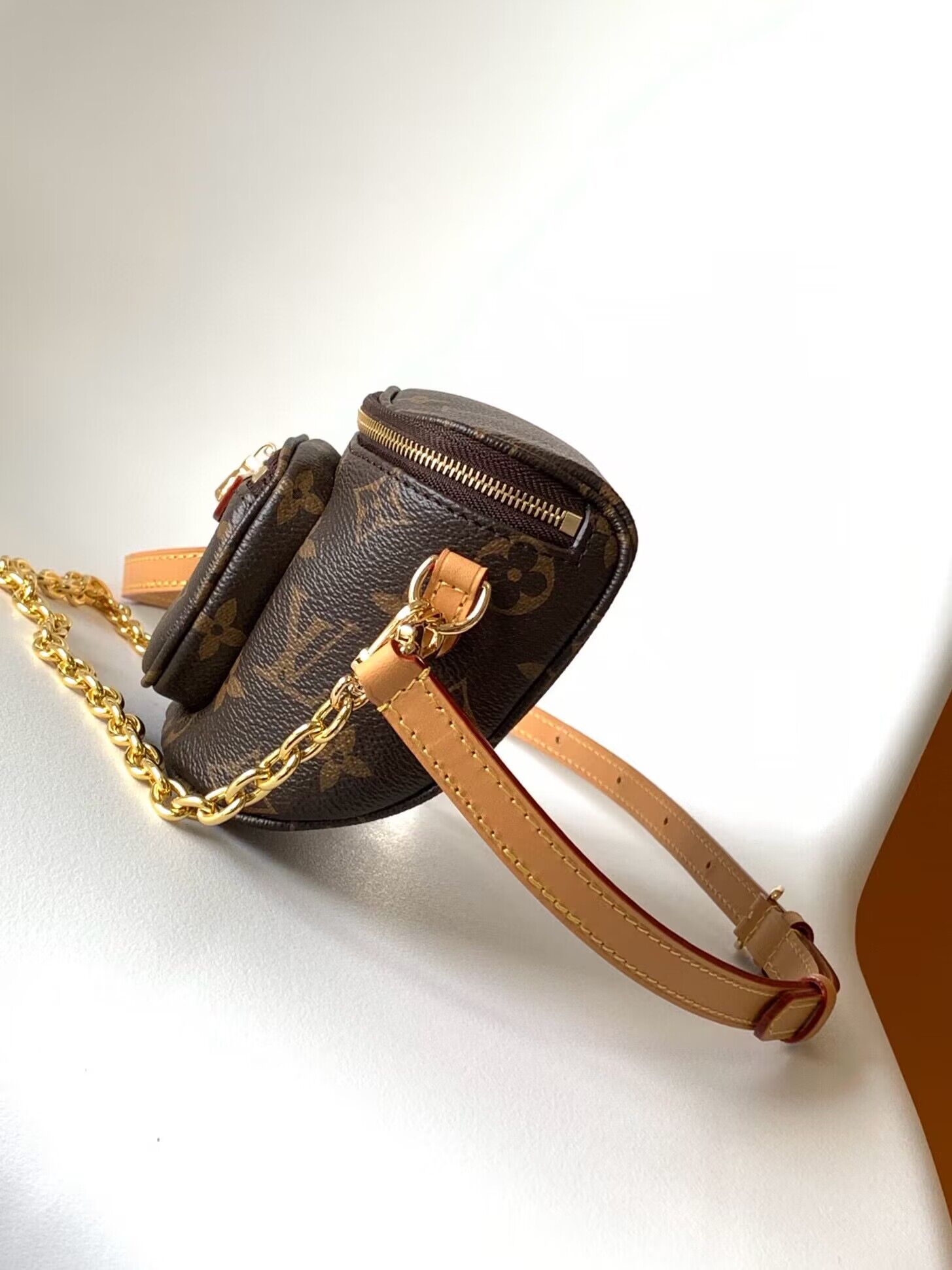 Louis Vuitton Monogram Canvas Mini Bumbag M82335 Brown