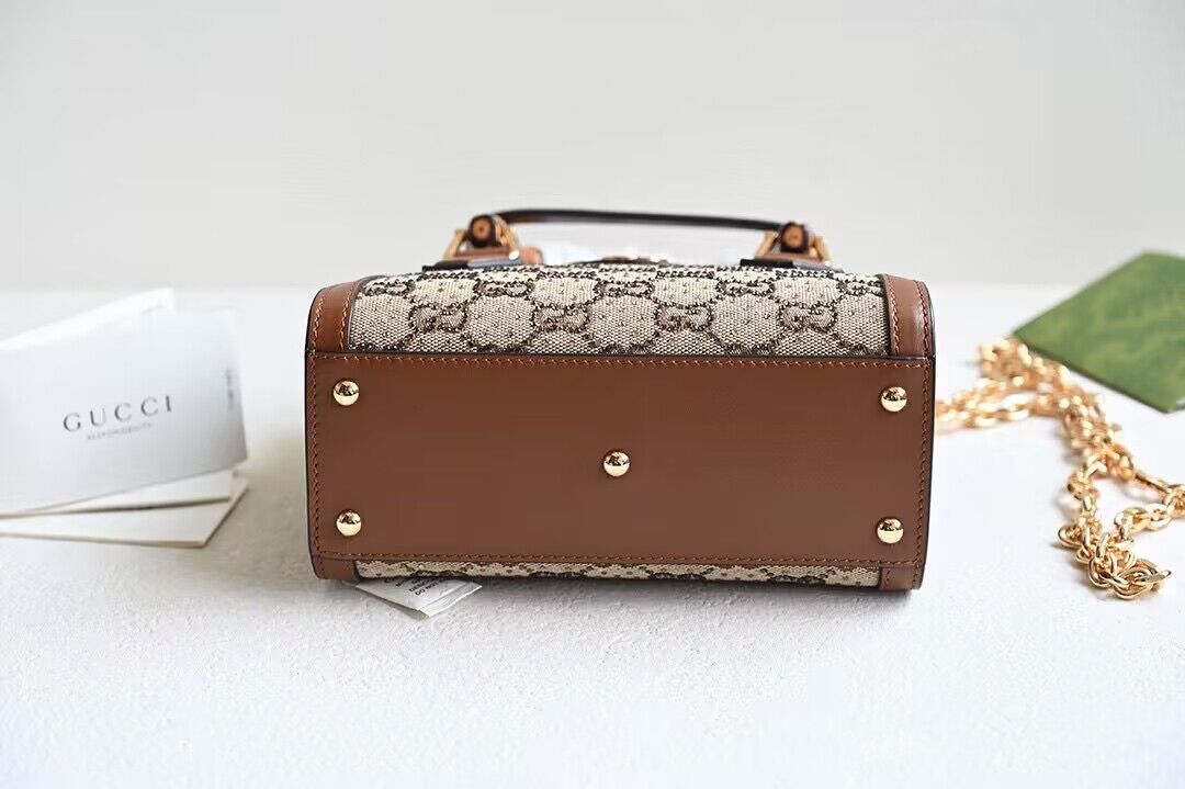 Gucci Diana Mini Bamboo Hanlde Bag 675800 Brown