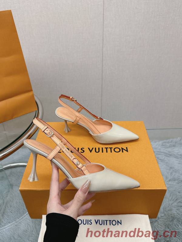 Louis Vuitton Shoes LVS00502 Heel 7.5CM