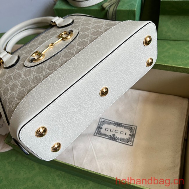 Gucci Ophidia top handle bag with Web 677367 Beige