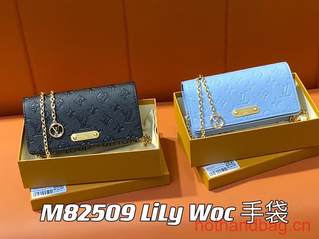 Louis Vuitton Wallet On Chain Lily M83233 Blue Hour