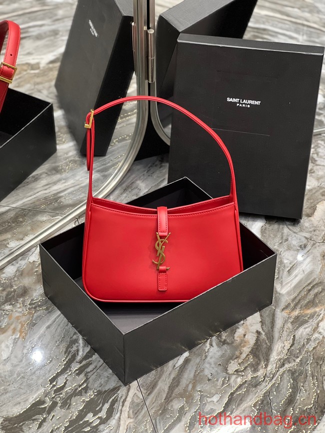 SAINT LAURENT LE 5 A 7 IN SMOOTH LEATHER 657228 RED