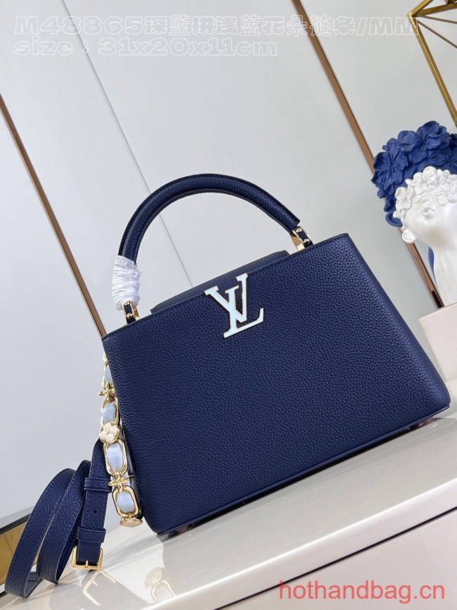 Louis Vuitton Capucines MM M22512 Midnight Blue