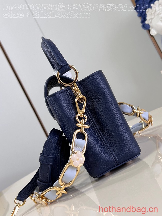 Louis Vuitton Capucines Mini M23363 Midnight Blue