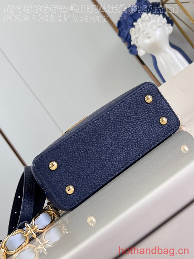 Louis Vuitton Capucines Mini M23363 Midnight Blue