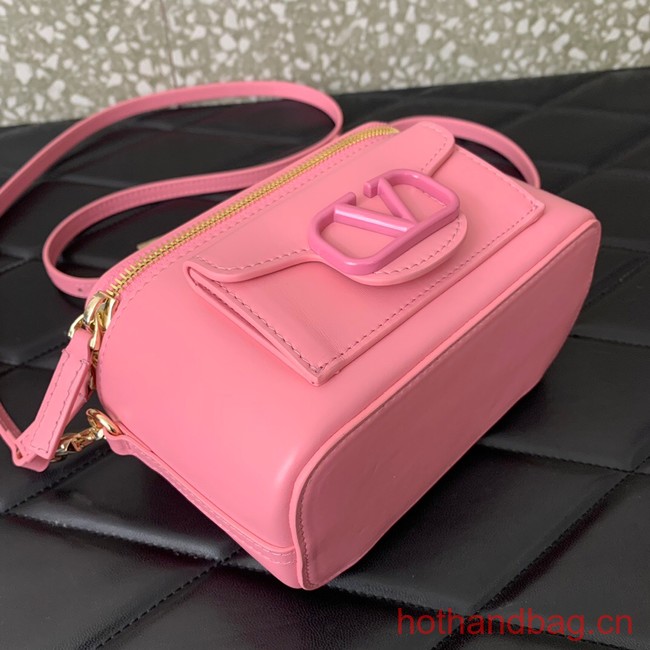 VALENTINO Mini LOCO calfskin box bag HT098 PINK