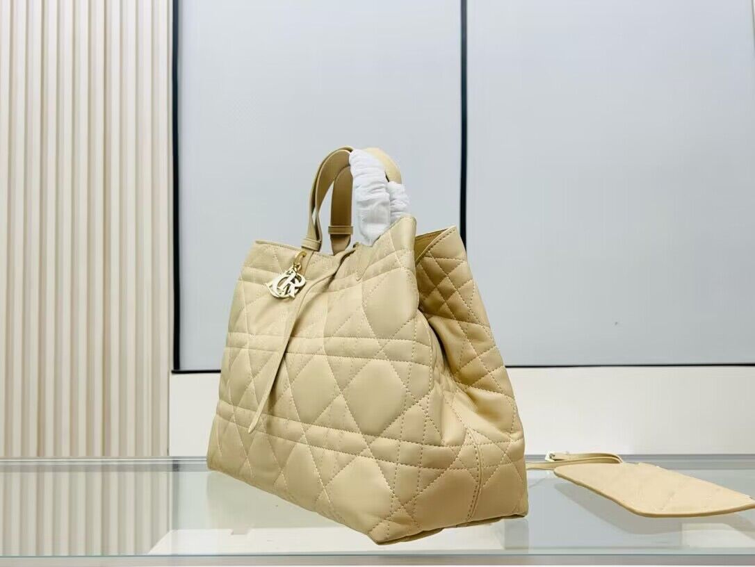 Dior Toujours Original Leather large Bag 9936 Apricot