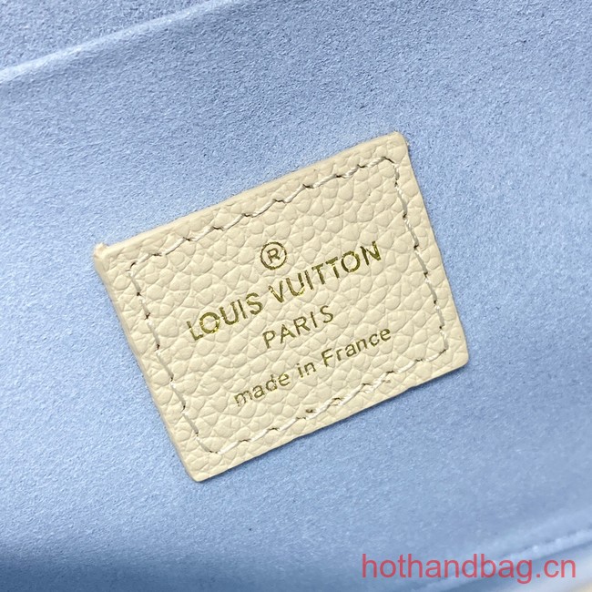 Louis Vuitton Felicie Pochette M83025 Latte White& Candy Blue