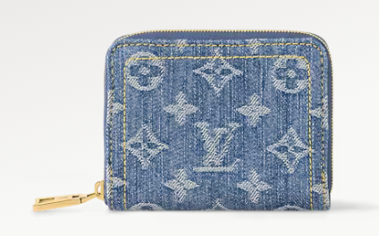 Louis Vuitton Zippy Coin Purse M82957 Denim Blue