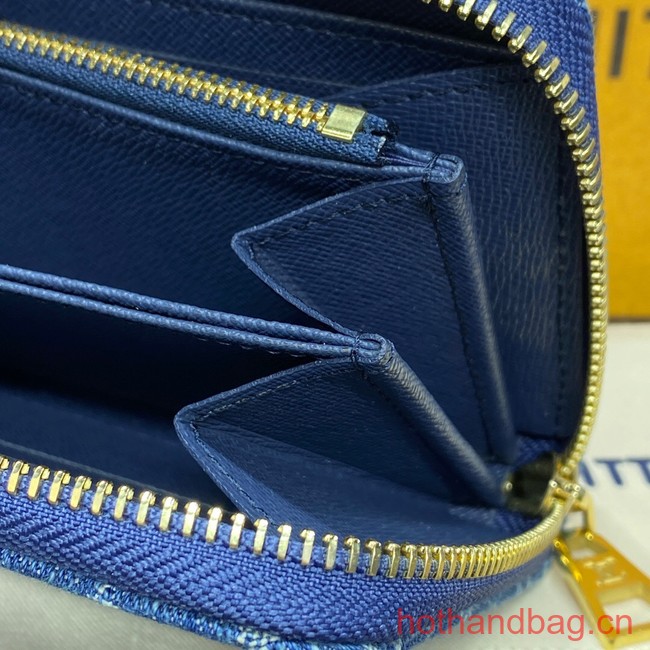 Louis Vuitton Zippy Wallet M82958 Denim Blue