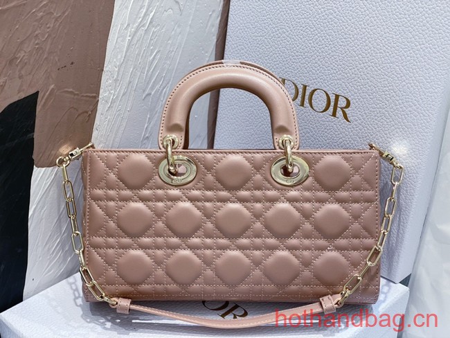 Dior Medium Lady D-Joy Bag Cannage Lambskin M0540O dark pink