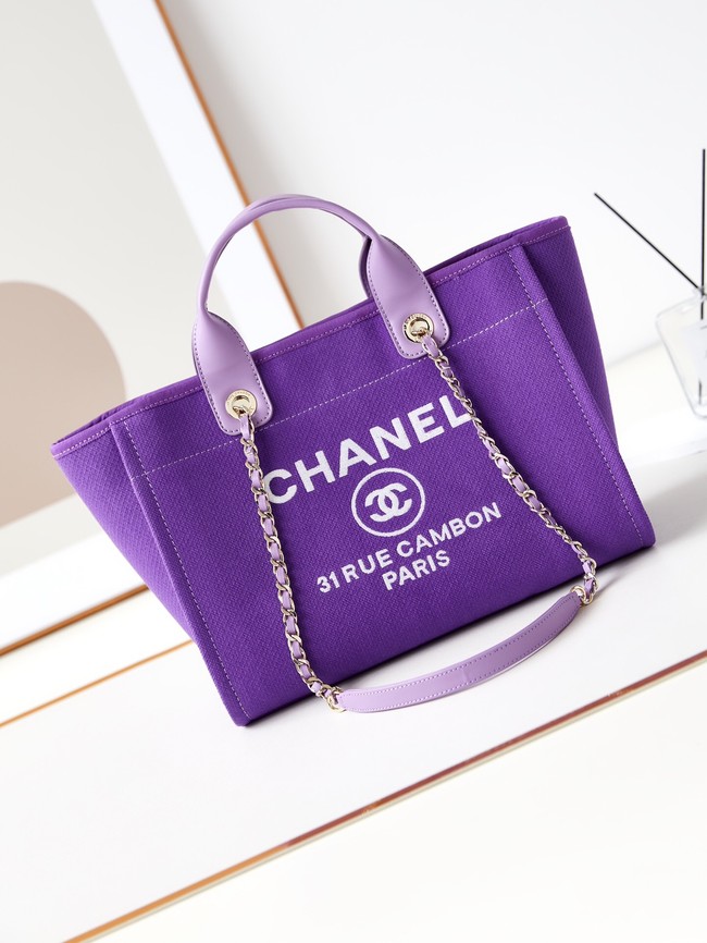 Chanel SHOPPING BAG AS3257 Purple